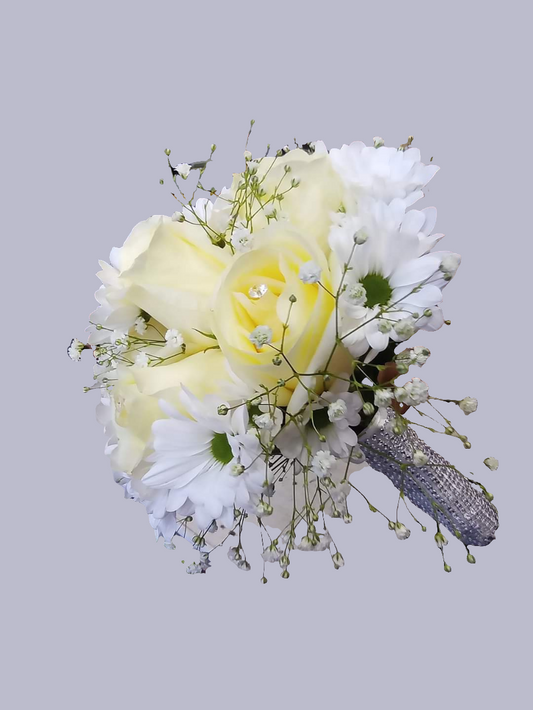 Bridal Bouquet Of White Roses