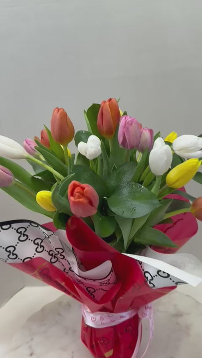 Mixed Tulips