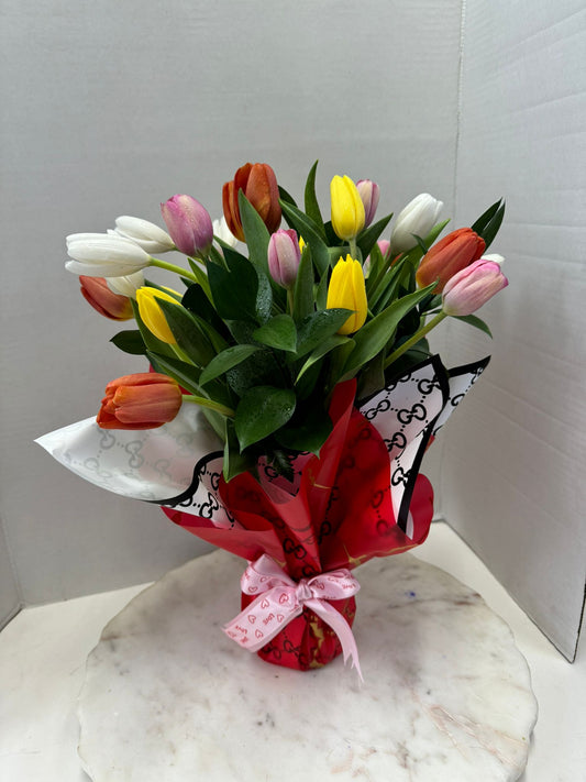 Mixed Tulips