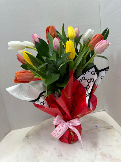 Mixed Tulips