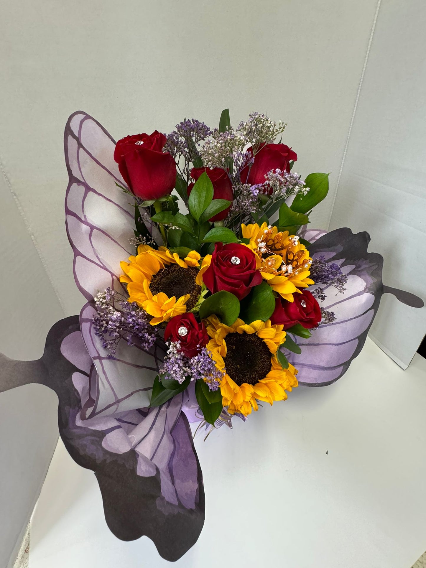 Purple butterfly Bouquet